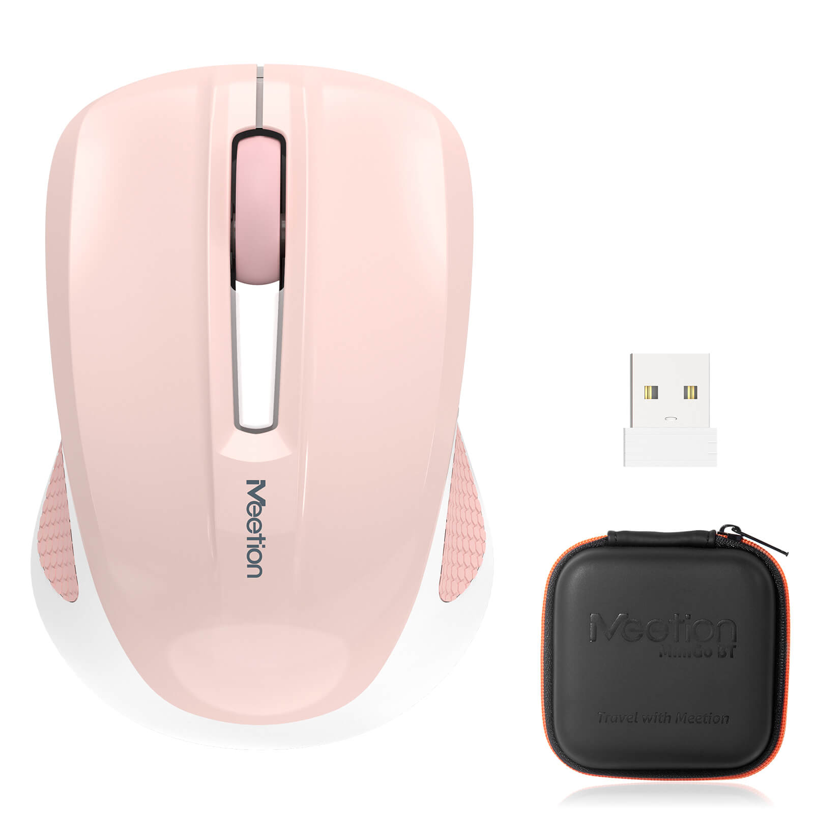 MEETION MiniGo BT MINI Wireless Mouse, 2.4G+Bluetooth USB-C Rechargeable Mouse with Portable Box for Business and Travel, Portable Mouse for Laptop iPad Tablets MEETION MiniGo BT MINI Wireless Mouse, 2.4G+Bluetooth USB-C Rechargeable Mouse with Portable Box for Business and Travel, Portable Mouse for Laptop iPad Tablets