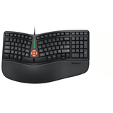 MEETION Director Mini Ergonomic Single Wired Keyboard, Ergo Keyboard , Split Arch Keyboard with Cushioned Wrist Palm Rest, Natural Typing, Windows/Mac/Computer/Laptop MEETION Director Mini Ergonomic Single Wired Keyboard, Ergo Keyboard , Split Arch Keyboard with Cushioned Wrist Palm Rest, Natural Typing, Windows/Mac/Computer/Laptop
