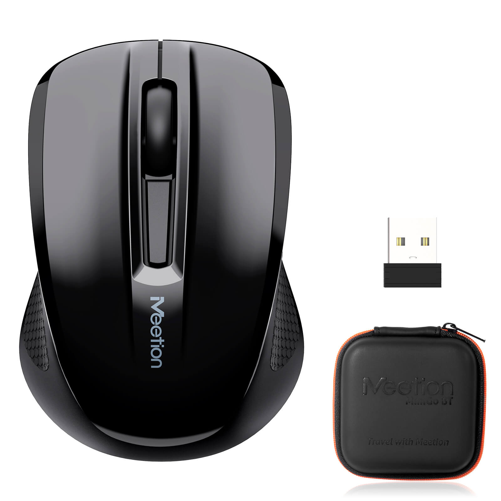 MEETION MiniGo BT MINI Wireless Mouse, 2.4G+Bluetooth USB-C Rechargeable Mouse with Portable Box for Business and Travel, Portable Mouse for Laptop iPad Tablets MEETION MiniGo BT MINI Wireless Mouse, 2.4G+Bluetooth USB-C Rechargeable Mouse with Portable Box for Business and Travel, Portable Mouse for Laptop iPad Tablets