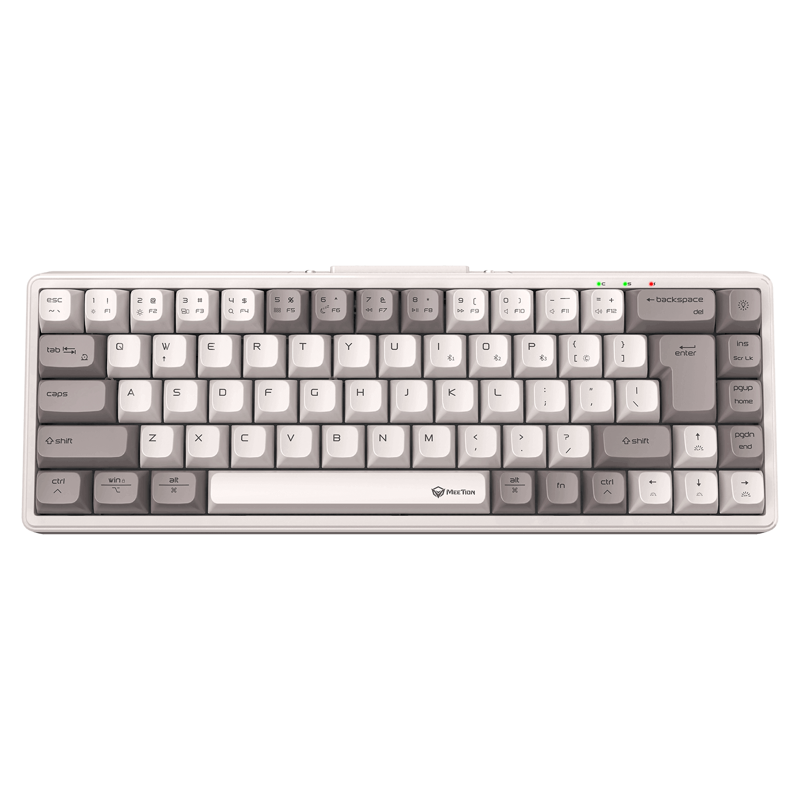 MEETION MK12 65% RGB 22 color DIY Mechanical Keyboard, 68 Keys Hot Swappable 3pin/5pin Switch, Programmable Triple Mode Bluetooth 5.0/USB-C Wired/2.4GHz Wireless Customizable Switch Keyboard MEETION MK12 65% RGB 22 color DIY Mechanical Keyboard, 68 Keys Hot Swappable 3pin/5pin Switch, Programmable Triple Mode Bluetooth 5.0/USB-C Wired/2.4GHz Wireless Customizable Switch Keyboard