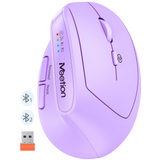 MEETION BTM008 Wireless Mouse, Ergonomic Mouse, Bluetooth Vertical Rechargeable Mice, 4 Adjustable DPI 800-2400, Bluetooth 5.2+5.2+USB Mouse for Windows/Mac, for Laptop/PC/Desktop/Computer/iPad MEETION BTM008 Wireless Mouse, Ergonomic Mouse, Bluetooth Vertical Rechargeable Mice, 4 Adjustable DPI 800-2400, Bluetooth 5.2+5.2+USB Mouse for Windows/Mac, for Laptop/PC/Desktop/Computer/iPad
