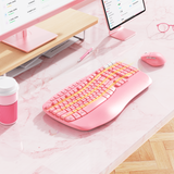 MEETION DirectorD Wave Ergonomic Keyboard and Mouse Wireless, USB/Bluetooth Wave Ergo Keyboard with Wrist Rest, 4 DPI Adjustable Swing Wheel Silent Wireless Mouse Rechargeable for Windows/Mac/Android MEETION DirectorD Wave Ergonomic Keyboard and Mouse Wireless, USB/Bluetooth Wave Ergo Keyboard with Wrist Rest, 4 DPI Adjustable Swing Wheel Silent Wireless Mouse Rechargeable for Windows/Mac/Android