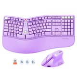 MEETION DirectorC2 Ergonomic Wireless Keyboard and Mouse, Ergo Keyboard with Vertical Mouse, Split Arch Keyboard with Cushioned Wrist Palm Rest, Natural Typing Rechargeable Full Size, Windows/Mac/Computer/Laptop MEETION DirectorC2 Ergonomic Wireless Keyboard and Mouse, Ergo Keyboard with Vertical Mouse, Split Arch Keyboard with Cushioned Wrist Palm Rest, Natural Typing Rechargeable Full Size, Windows/Mac/Computer/Laptop