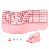 MEETION DirectorC2 Ergonomic Wireless Keyboard and Mouse, Ergo Keyboard with Vertical Mouse, Split Arch Keyboard with Cushioned Wrist Palm Rest, Natural Typing Rechargeable Full Size, Windows/Mac/Computer/Laptop MEETION DirectorC2 Ergonomic Wireless Keyboard and Mouse, Ergo Keyboard with Vertical Mouse, Split Arch Keyboard with Cushioned Wrist Palm Rest, Natural Typing Rechargeable Full Size, Windows/Mac/Computer/Laptop