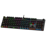 MEETION MK009 PRO Gaming Keyboards with Red Switch, Hot-Swap Mechanical Keyboard with Volume Knob, 16.8M Colours & Metal Matte Panel , Full 104 Keys layout  Anti-Ghosting, ABS Material & Dual Colour Injection Molded Keycaps for Windows MEETION MK009 PRO Gaming Keyboards with Red Switch, Hot-Swap Mechanical Keyboard with Volume Knob, 16.8M Colours & Metal Matte Panel , Full 104 Keys layout  Anti-Ghosting, ABS Material & Dual Colour Injection Molded Keycaps for Windows