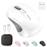 MEETION MiniGo BT MINI Wireless Mouse, 2.4G+Bluetooth USB-C Rechargeable Mouse with Portable Box for Business and Travel, Portable Mouse for Laptop iPad Tablets MEETION MiniGo BT MINI Wireless Mouse, 2.4G+Bluetooth USB-C Rechargeable Mouse with Portable Box for Business and Travel, Portable Mouse for Laptop iPad Tablets
