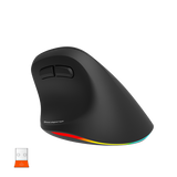 MEETION Right-handed BTM010R Ergonomic Mouse, Wireless Vertical Mouse RGB Backlit Rechargeable Mice for Bluetooth(5.2 + 3.0) & USB-A with USB-C Adapter 4 Adjustable DPI for Mac/Windows/Android/PC/Tablet/iPad MEETION Right-handed BTM010R Ergonomic Mouse, Wireless Vertical Mouse RGB Backlit Rechargeable Mice for Bluetooth(5.2 + 3.0) & USB-A with USB-C Adapter 4 Adjustable DPI for Mac/Windows/Android/PC/Tablet/iPad