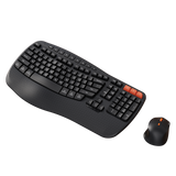 MEETION DirectorD Wave Ergonomic Keyboard and Mouse Wireless, USB/Bluetooth Wave Ergo Keyboard with Wrist Rest, 4 DPI Adjustable Swing Wheel Silent Wireless Mouse Rechargeable for Windows/Mac/Android MEETION DirectorD Wave Ergonomic Keyboard and Mouse Wireless, USB/Bluetooth Wave Ergo Keyboard with Wrist Rest, 4 DPI Adjustable Swing Wheel Silent Wireless Mouse Rechargeable for Windows/Mac/Android