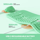 MEETION DirectorC Ergonomic Wireless Keyboard and Mouse, Ergo Keyboard with Vertical Mouse, Split Arch Keyboard with Cushioned Wrist Palm Rest, Natural Typing Rechargeable Full Size, Windows/Mac/Computer/Laptop MEETION DirectorC Ergonomic Wireless Keyboard and Mouse, Ergo Keyboard with Vertical Mouse, Split Arch Keyboard with Cushioned Wrist Palm Rest, Natural Typing Rechargeable Full Size, Windows/Mac/Computer/Laptop