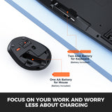 MEETION DirectorA Wireless Keyboard and Mouse, 2.4G & Bluetooth Keyboard Mouse Combo, Full Size Keyboard with Wrist Rest, Swing Wheel Silent Optical Mouse, USB-A Reciver, for Windows/Mac/Computer/Laptop MEETION DirectorA Wireless Keyboard and Mouse, 2.4G & Bluetooth Keyboard Mouse Combo, Full Size Keyboard with Wrist Rest, Swing Wheel Silent Optical Mouse, USB-A Reciver, for Windows/Mac/Computer/Laptop