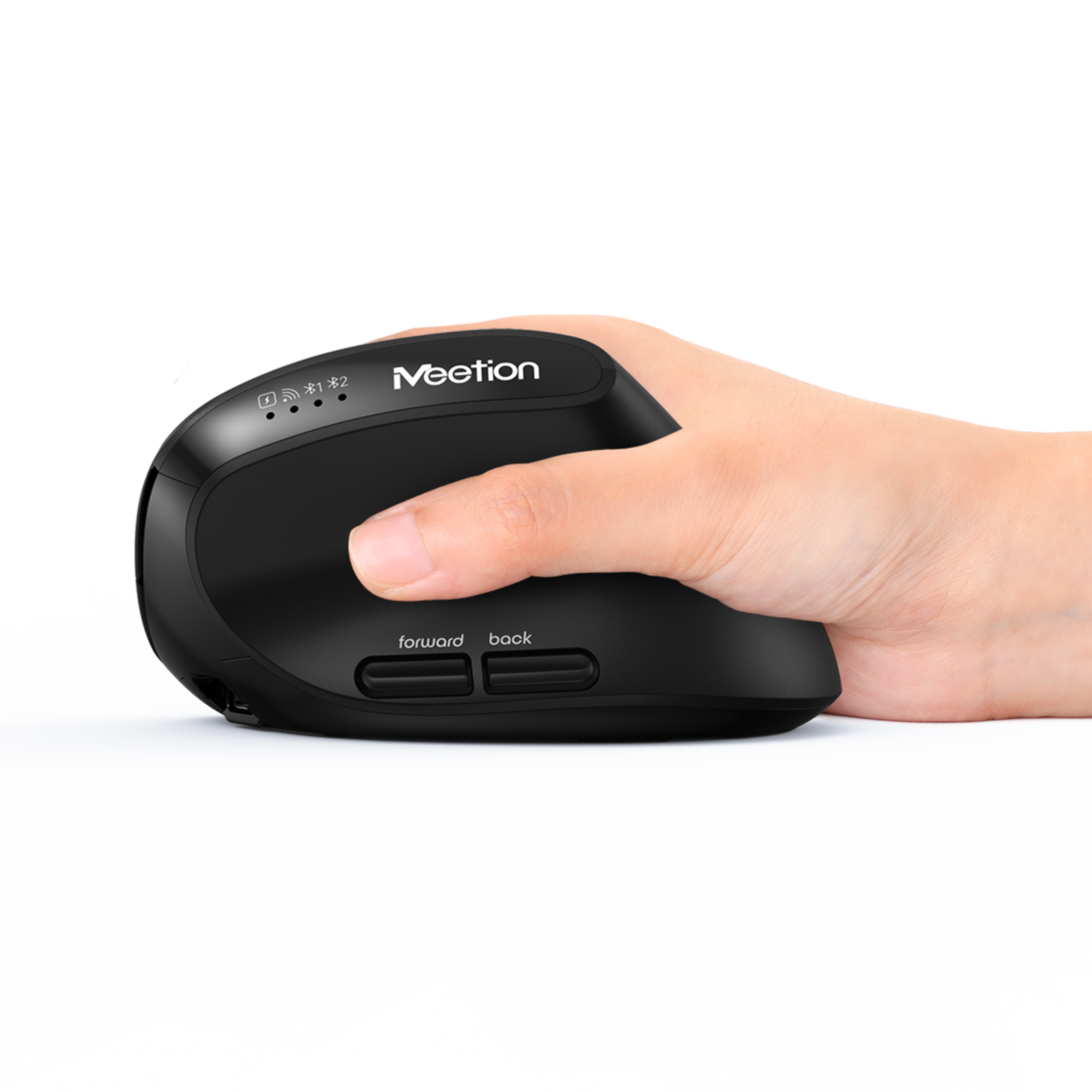 MEETION BTM008 Wireless Mouse, Ergonomic Mouse, Bluetooth Vertical Rechargeable Mice, 4 Adjustable DPI 800-2400, Bluetooth 5.2+5.2+USB Mouse for Windows/Mac, for Laptop/PC/Desktop/Computer/iPad MEETION BTM008 Wireless Mouse, Ergonomic Mouse, Bluetooth Vertical Rechargeable Mice, 4 Adjustable DPI 800-2400, Bluetooth 5.2+5.2+USB Mouse for Windows/Mac, for Laptop/PC/Desktop/Computer/iPad