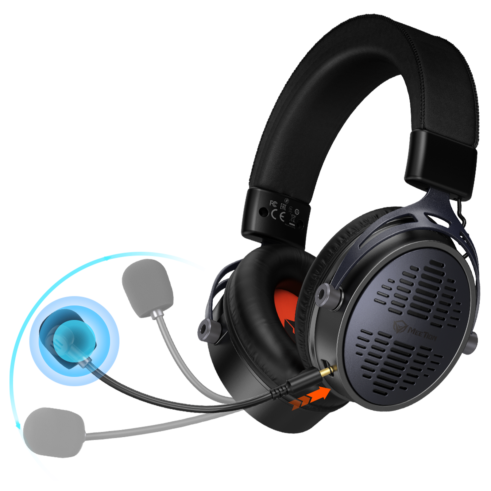 Kabelloses Gaming-Headset mit drei Modi BTH013 für PS5, PS4 Fortnite & Call of Duty/FPS-Gamer, PC, Nintendo Switch, Bluetooth 5.3 Gaming-Kopfhörer mit abnehmbarem Mikrofon, Stereo-Sound, über 40 Stunden Akkulaufzeit Kabelloses Gaming-Headset mit drei Modi BTH013 für PS5, PS4 Fortnite & Call of Duty/FPS-Gamer, PC, Nintendo Switch, Bluetooth 5.3 Gaming-Kopfhörer mit abnehmbarem Mikrofon, Stereo-Sound, über 40 Stunden Akkulaufzeit