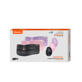 MEETION DirectorC2 Ergonomic Wireless Keyboard and Mouse, Ergo Keyboard with Vertical Mouse, Split Arch Keyboard with Cushioned Wrist Palm Rest, Natural Typing Rechargeable Full Size, Windows/Mac/Computer/Laptop MEETION DirectorC2 Ergonomic Wireless Keyboard and Mouse, Ergo Keyboard with Vertical Mouse, Split Arch Keyboard with Cushioned Wrist Palm Rest, Natural Typing Rechargeable Full Size, Windows/Mac/Computer/Laptop