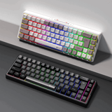MEETION MK12 65% RGB 22 color DIY Mechanical Keyboard, 68 Keys Hot Swappable 3pin/5pin Switch, Programmable Triple Mode Bluetooth 5.0/USB-C Wired/2.4GHz Wireless Customizable Switch Keyboard MEETION MK12 65% RGB 22 color DIY Mechanical Keyboard, 68 Keys Hot Swappable 3pin/5pin Switch, Programmable Triple Mode Bluetooth 5.0/USB-C Wired/2.4GHz Wireless Customizable Switch Keyboard