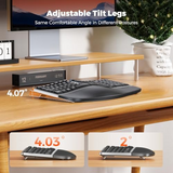 MEETION Director BT Mini Ergonomic Single Wireless Keyboard, Ergo Keyboard , Split Arch Keyboard with Cushioned Wrist Palm Rest, Natural Typing, Windows/Mac/Computer/Laptop MEETION Director BT Mini Ergonomic Single Wireless Keyboard, Ergo Keyboard , Split Arch Keyboard with Cushioned Wrist Palm Rest, Natural Typing, Windows/Mac/Computer/Laptop