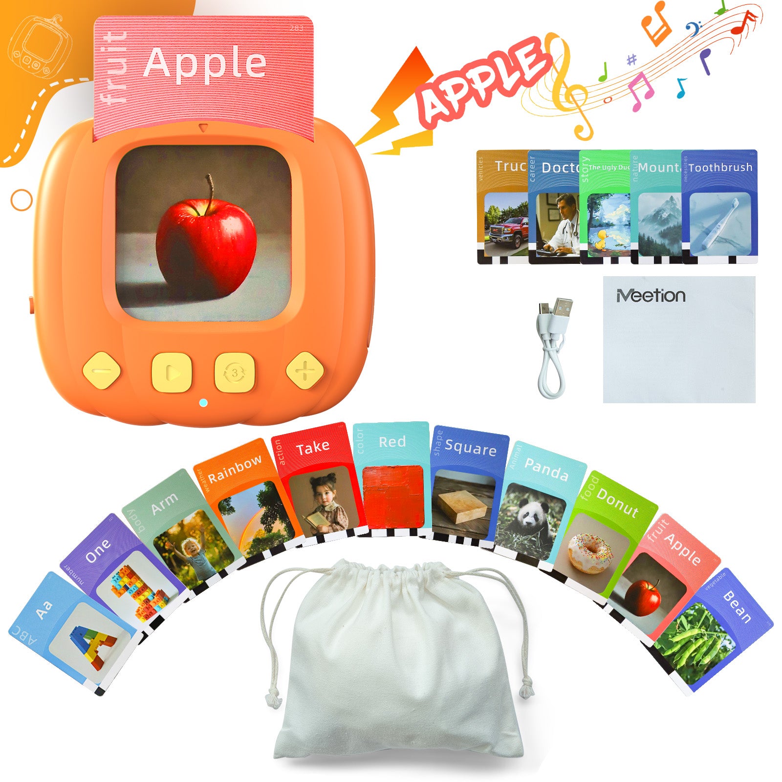 MEETION Talking Flash Cards for Toddler, Autism Sensory Toys for Autistic Children, Learning Educational Montessori Toys, Speech Therapy Toys, 203 Sight Words for Boys Girls Age 2-6 Years Kids Gifts MEETION Talking Flash Cards for Toddler, Autism Sensory Toys for Autistic Children, Learning Educational Montessori Toys, Speech Therapy Toys, 203 Sight Words for Boys Girls Age 2-6 Years Kids Gifts