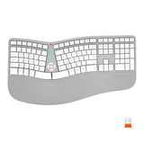 MEETION DirectorC Ergonomische kabellose Tastatur und Maus, Ergo-Tastatur mit vertikaler Maus, Split-Arch-Tastatur mit gepolsterter Handballenauflage, natürliches Tippen, wiederaufladbar, volle Größe, Windows/Mac/Computer/Laptop