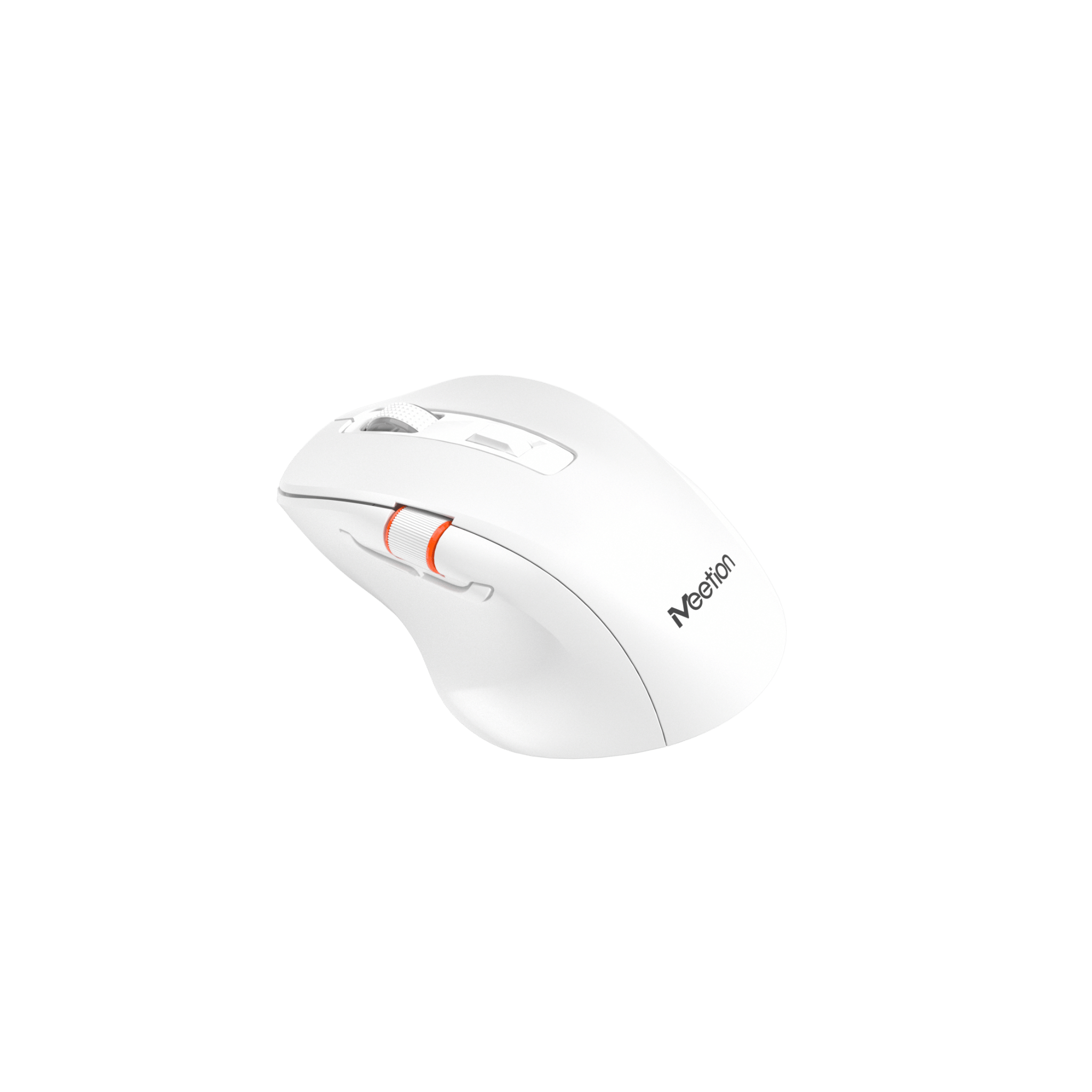 MEETION BTM008 Ratón inalámbrico, ergonómico, recargable, vertical, con Bluetooth, 4 DPI ajustables, 800-2400, Bluetooth 5.2+5.2+USB para Windows/Mac, para portátil/PC/computadora de escritorio/iPad