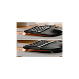 MEETION DirectorWe2 Multi Device Wireless Ergonomic Keyboard with Split Design, Palm Rest, Bluetooth and 2.4G Dual Mode, Type-C Rechargeable Silent Keys for Windows, Mac, Laptop and Tablet