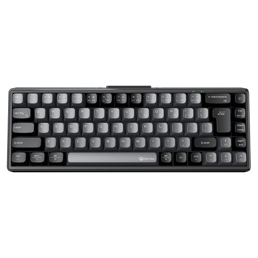 MEETION MK12 65% RGB 22 color DIY Mechanical Keyboard, 68 Keys Hot Swappable 3pin/5pin Switch, Programmable Triple Mode Bluetooth 5.0/USB-C Wired/2.4GHz Wireless Customizable Switch Keyboard