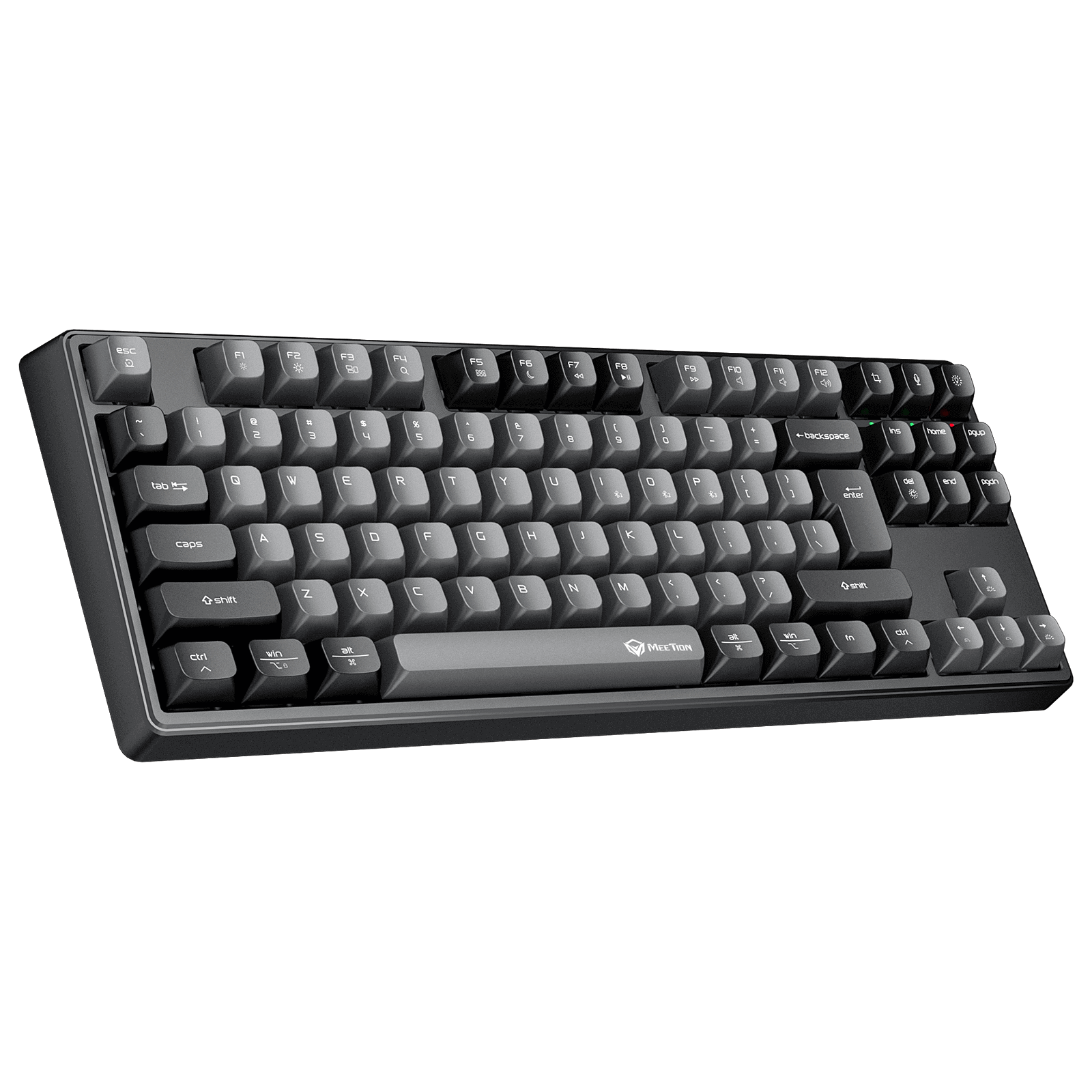 MEETION MK14 87% RGB 22 color DIY Mechanical Keyboard, 87 Keys Hot Swappable 3pin/5pin Switch, Programmable Triple Mode Bluetooth 5.0/USB-C Wired/2.4GHz Wireless Customizable Switch Keyboard