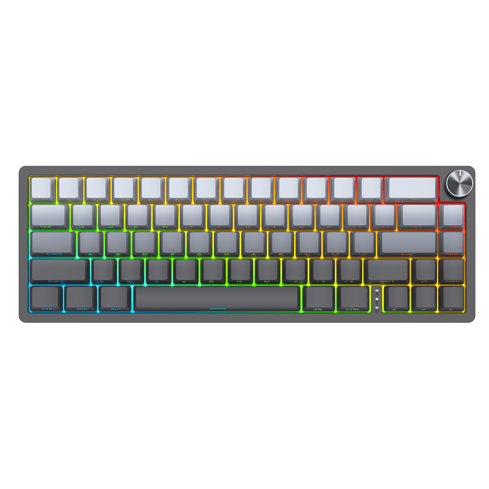 MEETION Magic A68 Pro-Grade 65% Compact Mechanical Hot-Swappable, Magnetic Switch, Adjustable Key Sensitivity, Premium Gasket-Mount Feel, Extreme 100M-Click Durability, Side Printed Keykaps Keyboard