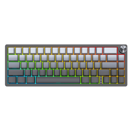 MEETION Magic A68 Pro-Grade 65% Compact Mechanical Hot-Swappable, Magnetic Switch, Adjustable Key Sensitivity, Premium Gasket-Mount Feel, Extreme 100M-Click Durability, Side Printed Keykaps Keyboard