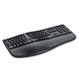 MEETION DirectorC Ergonomische kabellose Tastatur und Maus, Ergo-Tastatur mit vertikaler Maus, Split-Arch-Tastatur mit gepolsterter Handballenauflage, natürliches Tippen, wiederaufladbar, volle Größe, Windows/Mac/Computer/Laptop