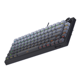 MEETION Magic A75 Pro-Grade 75% Compact Mechanical Hot-Swappable, Adjustable Feet, Magnetic Switch, Adjustable Key Sensitivity, Premium Gasket-Mount Feel, Extreme 100M-Click Durability, Side Printed Keykaps Keyboard