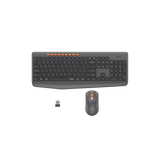 MEETION BTC4133 Wireless Keyboard and Mouse, Silent Full Size Multi-Device Bluetooth Keyboard and Mouse, 9 Multimedia Hotkeys, 3200 DPI Optical Mouse, 90% Less Noise, for Windows Mac PC Desktop Laptop, Black