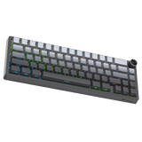 MEETION Magic A68 Pro-Grade 65% Compact Mechanical Hot-Swappable, Magnetic Switch, Adjustable Key Sensitivity, Premium Gasket-Mount Feel, Extreme 100M-Click Durability, Side Printed Keykaps Keyboard