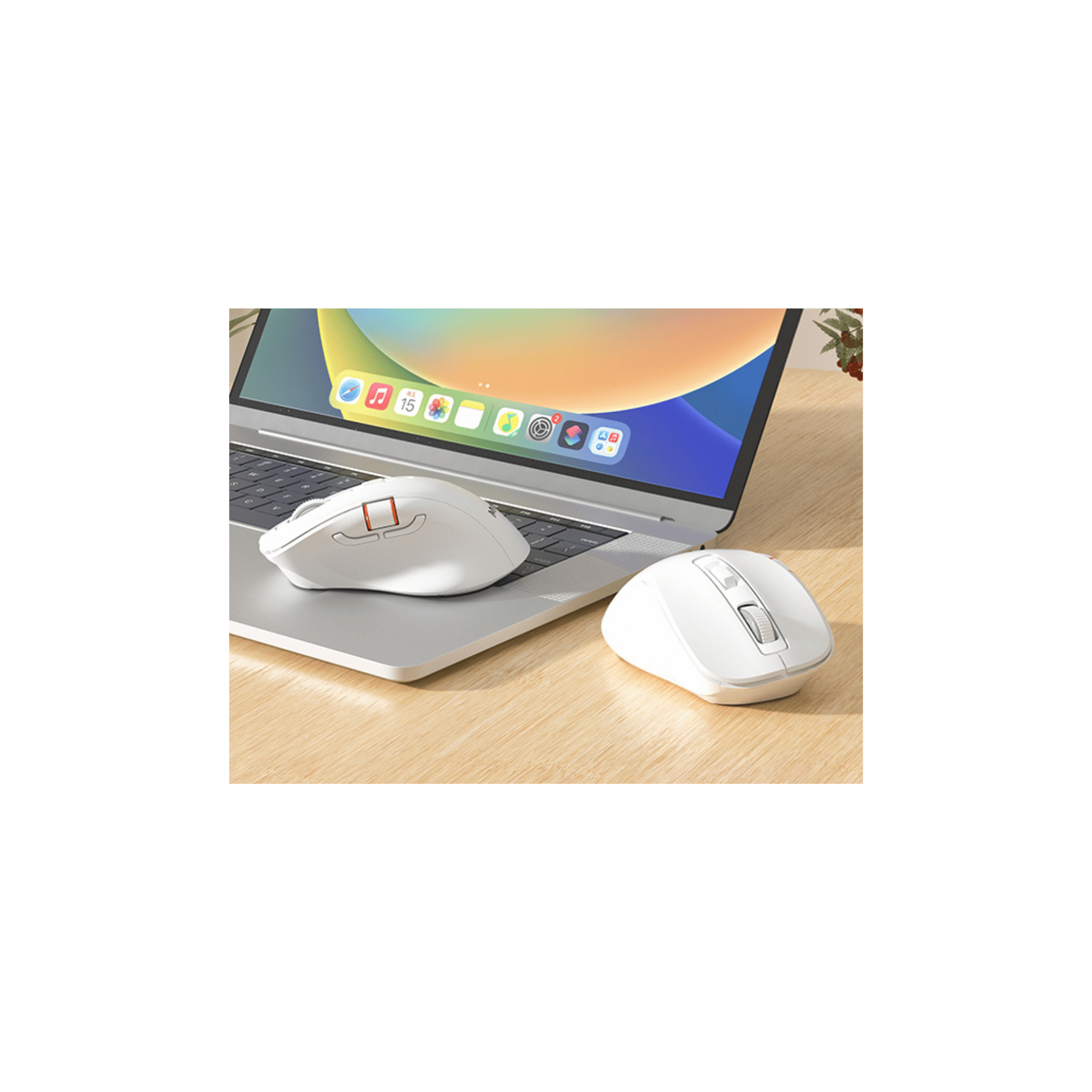 MEETION BTM008 Ratón inalámbrico, ergonómico, recargable, vertical, con Bluetooth, 4 DPI ajustables, 800-2400, Bluetooth 5.2+5.2+USB para Windows/Mac, para portátil/PC/computadora de escritorio/iPad