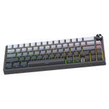 MEETION Magic A68 Pro-Grade 65% Compact Mechanical Hot-Swappable, Magnetic Switch, Adjustable Key Sensitivity, Premium Gasket-Mount Feel, Extreme 100M-Click Durability, Side Printed Keykaps Keyboard