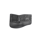 MEETION DirectorWe2 Multi Device Wireless Ergonomic Keyboard with Split Design, Palm Rest, Bluetooth and 2.4G Dual Mode, Type-C Rechargeable Silent Keys for Windows, Mac, Laptop and Tablet