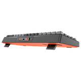 MEETION MK12 65% RGB 22 color DIY Mechanical Keyboard, 68 Keys Hot Swappable 3pin/5pin Switch, Programmable Triple Mode Bluetooth 5.0/USB-C Wired/2.4GHz Wireless Customizable Switch Keyboard