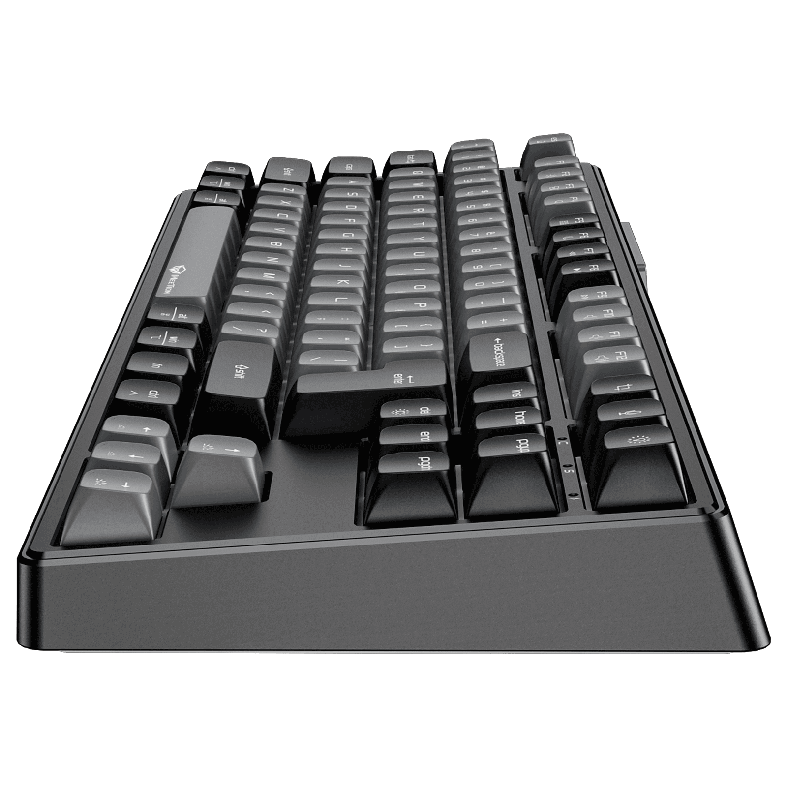 MEETION MK14 87% RGB 22 color DIY Mechanical Keyboard, 87 Keys Hot Swappable 3pin/5pin Switch, Programmable Triple Mode Bluetooth 5.0/USB-C Wired/2.4GHz Wireless Customizable Switch Keyboard