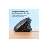 MEETION DirectorC2 Ergonomic Wireless Keyboard and Mouse, Ergo Keyboard with Vertical Mouse, Split Arch Keyboard with Cushioned Wrist Palm Rest, Natural Typing Rechargeable Full Size, Windows/Mac/Computer/Laptop