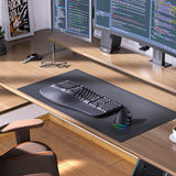 MEETION DirectorC Ergonomische kabellose Tastatur und Maus, Ergo-Tastatur mit vertikaler Maus, Split-Arch-Tastatur mit gepolsterter Handballenauflage, natürliches Tippen, wiederaufladbar, volle Größe, Windows/Mac/Computer/Laptop