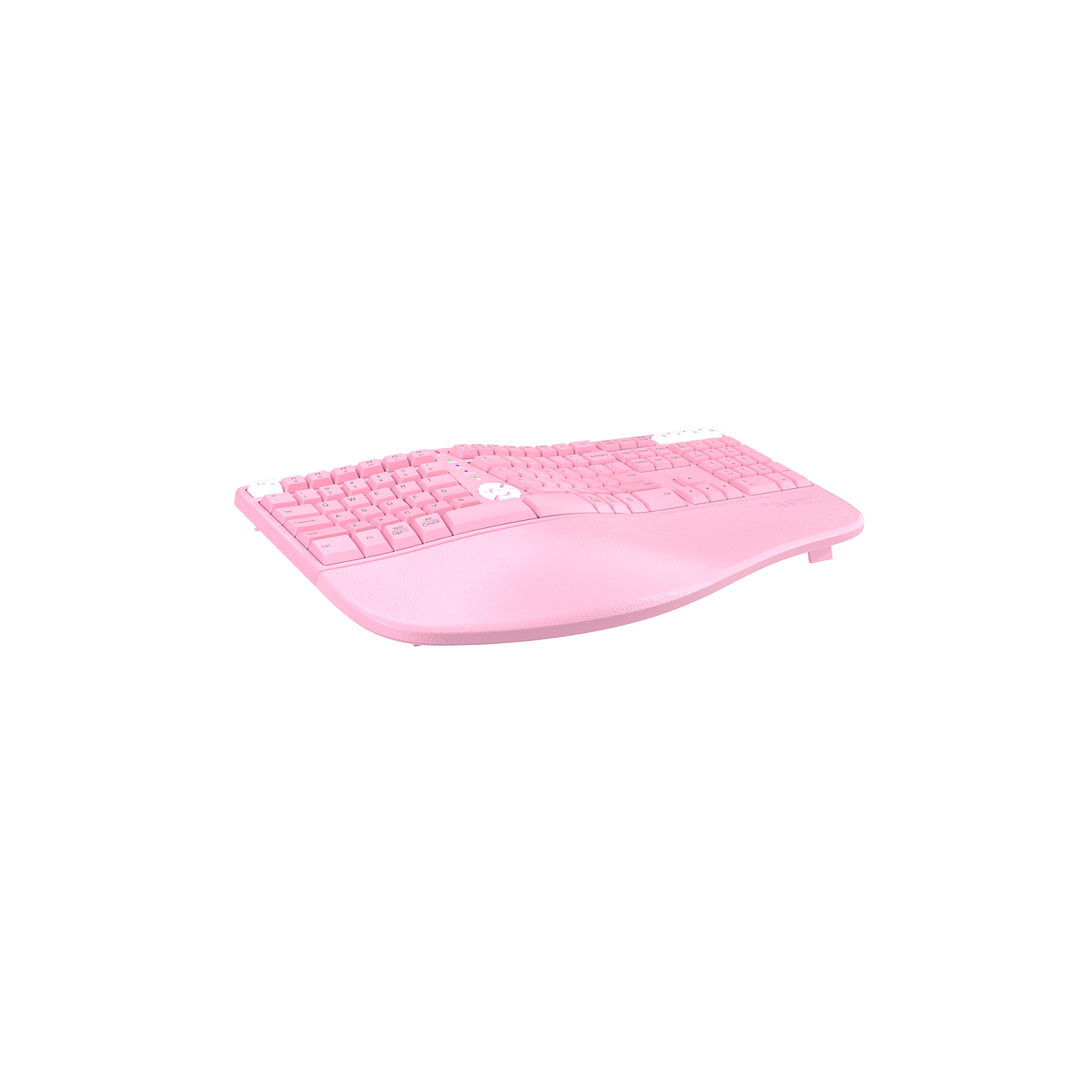 MEETION DirectorWe2 Multi Device Wireless Ergonomic Keyboard with Split Design, Palm Rest, Bluetooth and 2.4G Dual Mode, Type-C Rechargeable Silent Keys for Windows, Mac, Laptop and Tablet