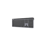 MEETION WK330 Dual-Mode Wireless Keyboard, 2.4G USB & Bluetooth, Ultra-Slim Full-Size Silent Keyboard, Type-C Rechargeable, for Windows Mac iOS Android